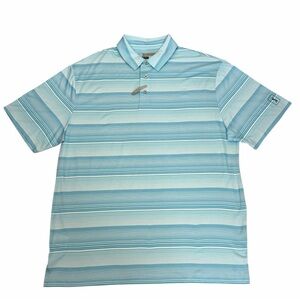 New PGA Tour Linear Energy Textured Performance Golf Polo Size XLarge Tall